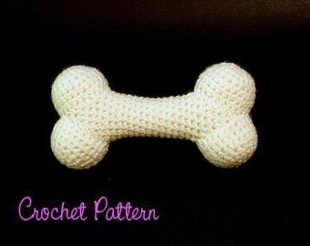 Crochet Pattern, Halloween,  Crochet Dog Bone, Science Crochet, Crochet Plushie, Amigurumi, Crochet Softie, Children's Toy, Crochet Pet Toy
