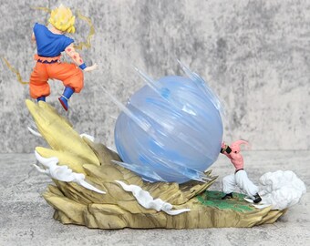 Dragon Ball Z Buu VS Goku Figure - Durable Anime Toy, Child-Friendly Goku Collectible, Perfect Gift for DBZ Fans