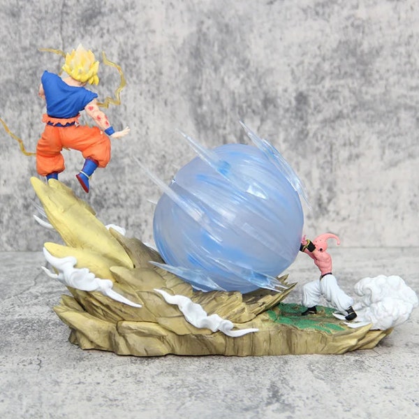 Dragon Ball Z Buu VS Goku-Figur – langlebiges Anime-Spielzeug, kinderfreundliches Goku-Sammlerstück, perfektes Geschenk für DBZ-Fans