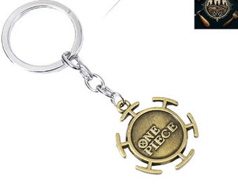 One Piece Keychain - Vibrant acrylic animated keychain, perfect collectible gift for One Piece fans, durable manga-themed accessory