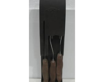 Vintage CUTCO Cutlery 3-Piece Carving Set & Mounting Try