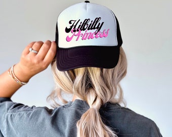 Hilbilly Princess Trucker Hat, Trucker Cap, Girl Hat, Country Girl Cap
