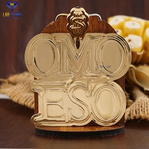 Colgante de oro amarillo de 65,00 g/Colgante personalizado