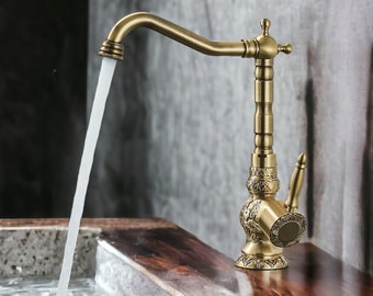 Solid Brass Bathroom Faucet , Bathroom Design , Kitchen Sink Faucet , Kitchen Decoration , Kitchen Vanity , European Bathroom Vanity