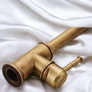 Kitchen Vanity Faucet , Antique Bronze Kitchen Sink Faucet , Solid Brass Kitchen Tap - Etsy