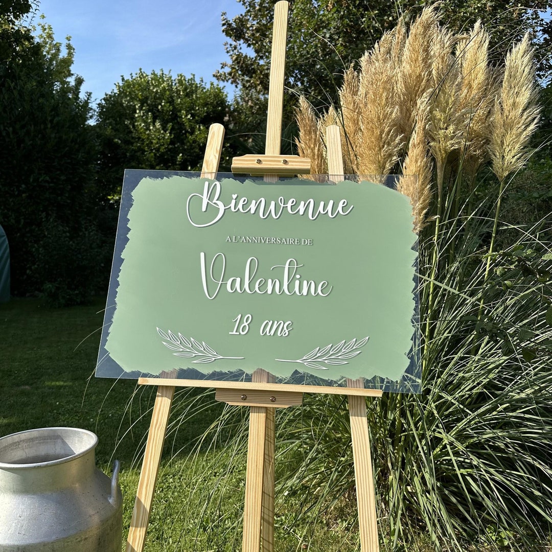 Personalized Welcome Sign Sticker - Party Vinyl - Etsy