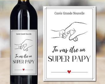 Étiquette Autocollante Pour Bouteille, Demande Parrain, Cadeau Original (Petite étiquette Parrain