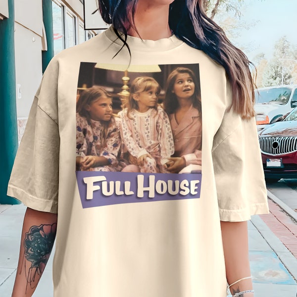 Full House V1 - Filmplakat T-Shirt Unisex Alle Größen S-5XL Vintage Print 8 Farben