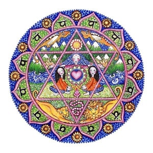 Set of 7 Chakra Mandala Greeting Cards Blank Inside Healing Art Mandala Art Gift for Yoga Teacher Seven Chakra Cards Meditation Art Yoga Art