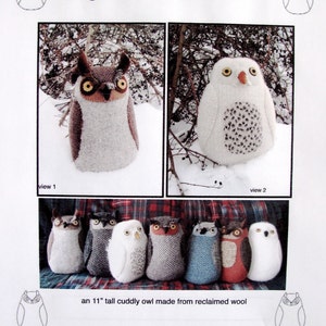 Owl pdf Pattern Tutorial Night Friend