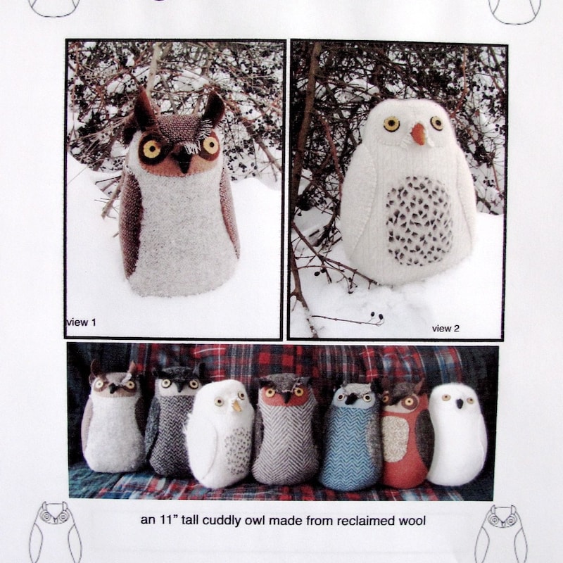 Primitive Owl Pillows - Etsy UK