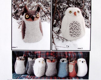 Owl Pattern Tutorial Night Friend Paper pattern