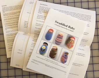 Swaddled Baby Doll Pattern Tutorial Paper pattern