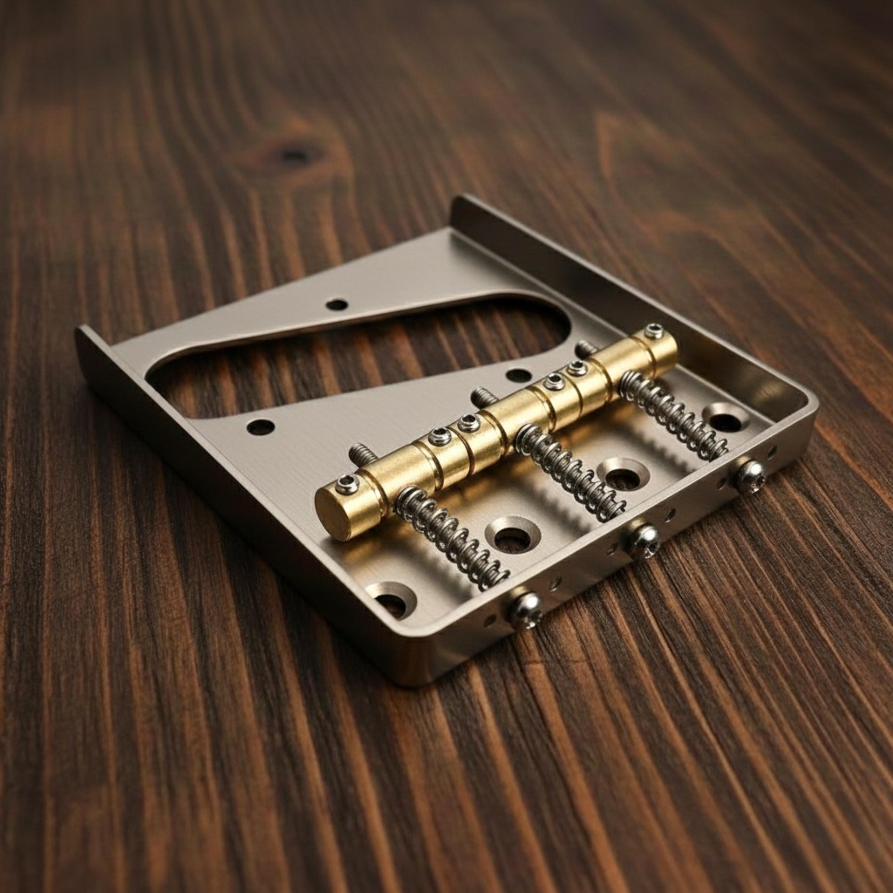 Guitar Bridge for Telecaster Nickel Brass Saddle Bridge