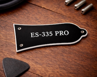S-Gスタイルトラスロッドカバー、Epiphone SG、3穴用、ブラック - Etsy