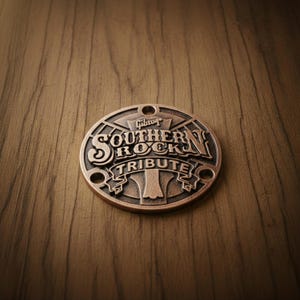 Placa trasera de bronce vintage para guitarra Southern Rock, compatible con interruptores Gibson Les Paul