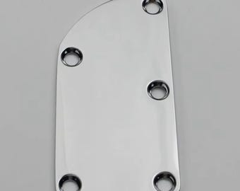 Neck Plate for Ernie Ball Music Man Chrome Neck Plate for Stingray Guitar Parts Replacement Chrome Guitar Hardware Electric Guitar Parts