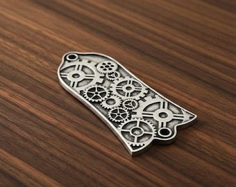 Metal Truss Rod Cover 2 Holes Bell-Shaped For GIBSON Les Paul with 2
