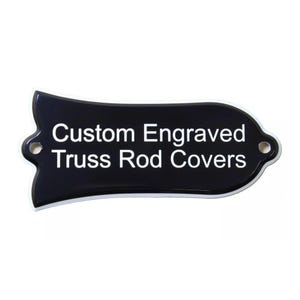 Custom Engraved Gibson Truss Rod Cover for Les Paul Guitar Parts Replacement Cover Guitar Accessory Gift for Guitarist Gift for Musician