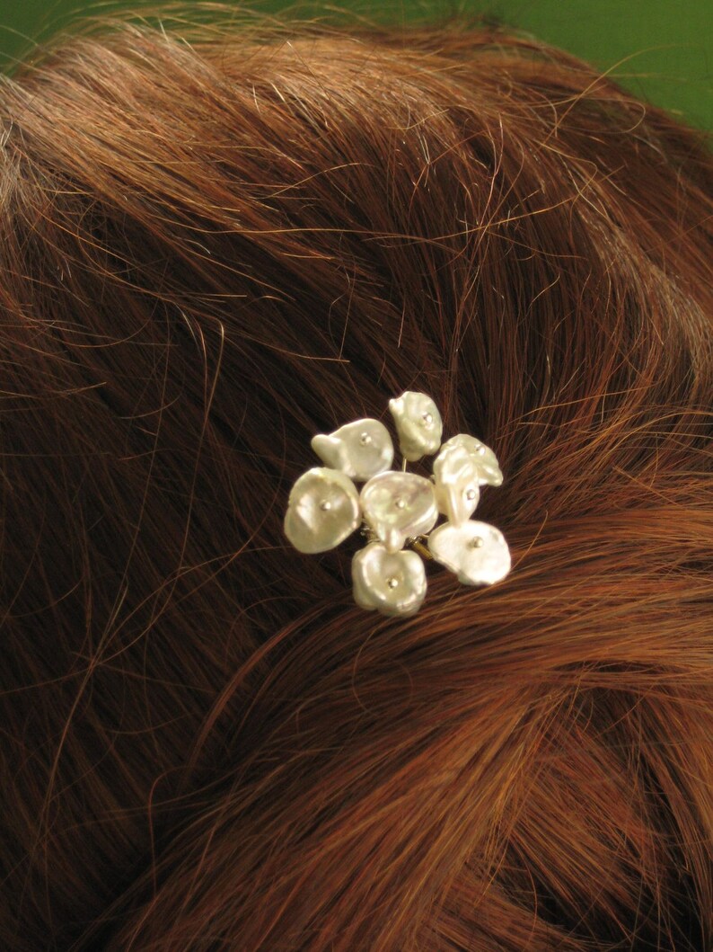 Queen Anne's Lace single hair comb image 5