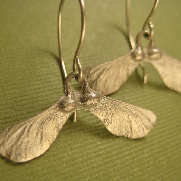 Earrings Helicopter Seed Pod Mrs C. Djiagween - Nagula Jarndu main image 1