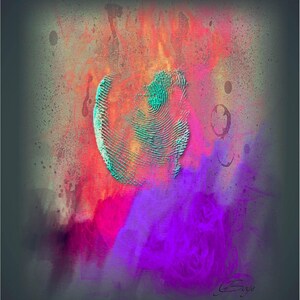 Original Digital Art by GoBoye, Contemporary African Art, African Wall Decor, African Wall Art, Digital Painting