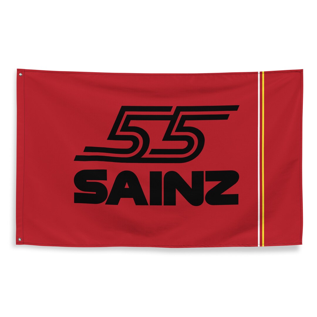 Carlos Sainz Ferrari Flag - Etsy