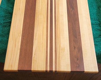 Maple and Walnut Cutting Board