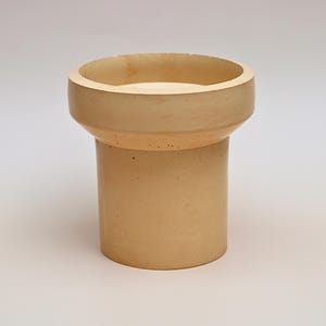 Stylish planter Handmade Concrete Planter modern home decor planter for shelf desk or windowsill handcrafted concrete pot dry flower planter