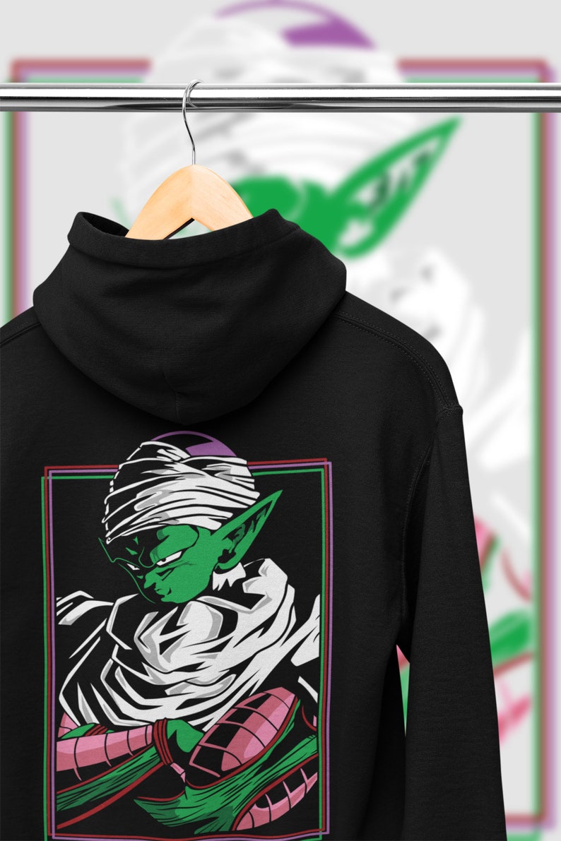 Piccolo Anime Hoodie, Dragon Ball Z, Anime Gift, Anime Merch, Anime ...