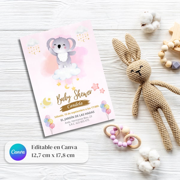 Invitación Baby Shower Niña