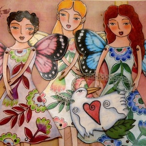 Butterfly Fairy printable paper doll PDF image 3