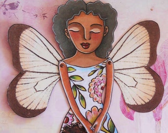 Printable Butterfly Fairy Paper-doll