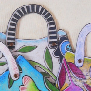 Druckbare Puppentasche aus Papier