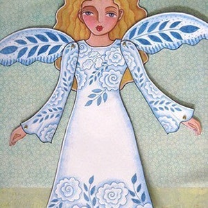 Lace Angel Paper-doll pattern image 2