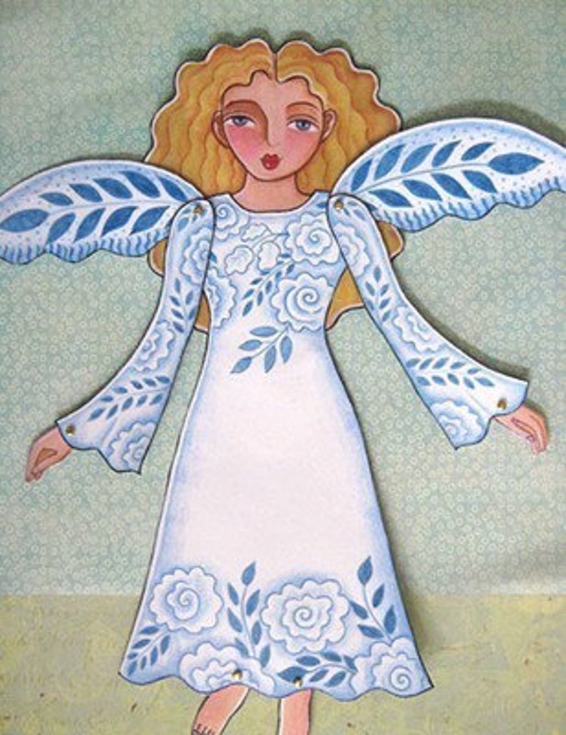 Lace Angel Paper-doll pattern image 2