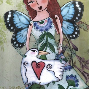 Butterfly Fairy printable paper doll PDF image 5