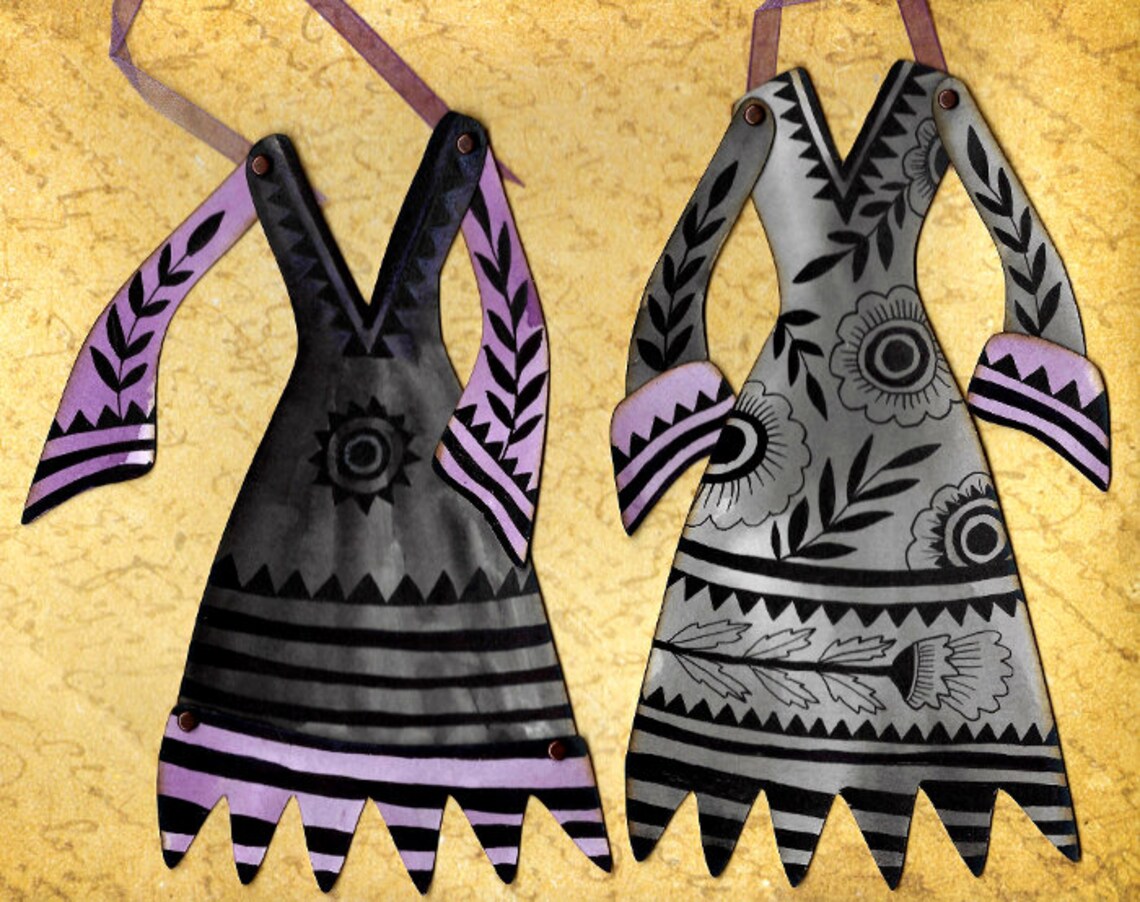 Witch Dress Ornament Printable Full Color for Halloween - Etsy