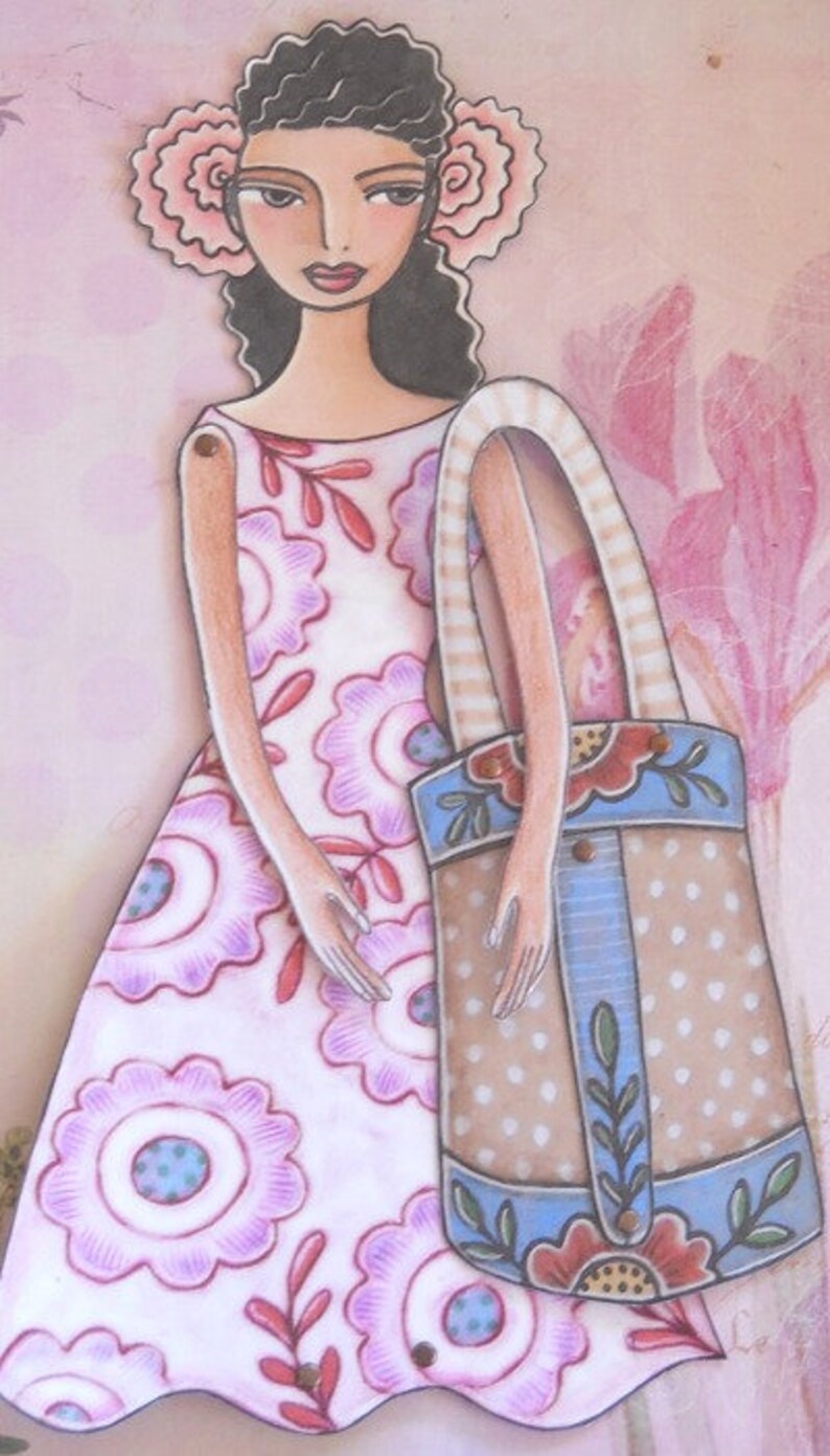 Paper Doll Dresses Printable Etsy