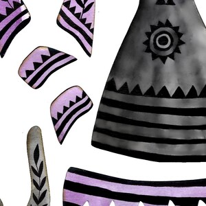 Witch Dress Ornament Printable Full Color for Halloween - Etsy