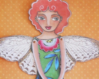 Butterfly fairy printable paperdoll