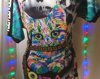 Dress with cat