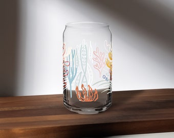 Under the Sea Party glass