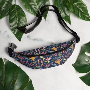 Coral Symphony-Fanny Pack image 1