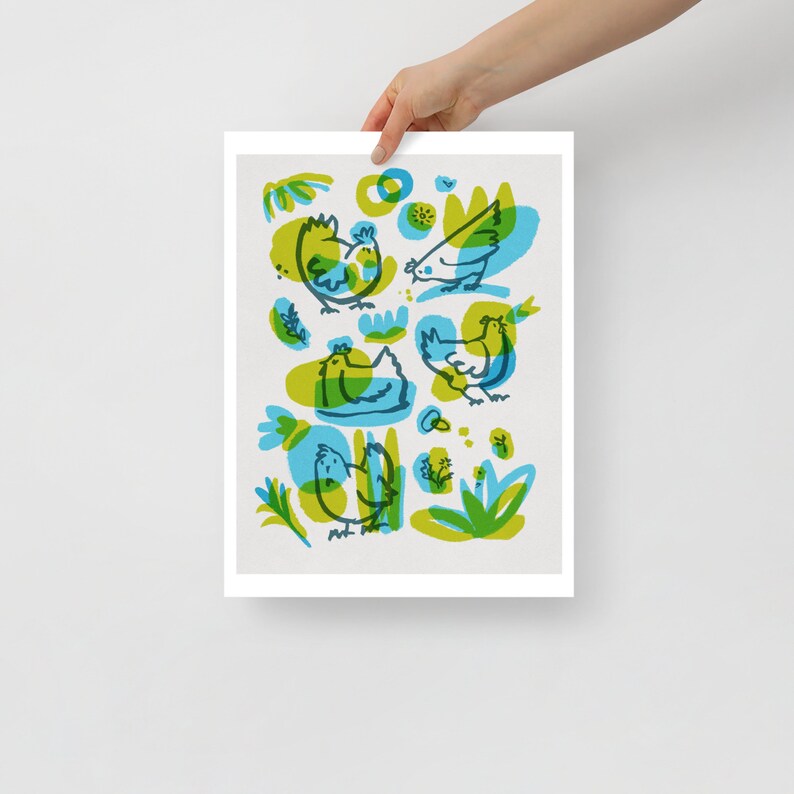 Spring Chickens Poster