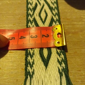 Hand-woven border or belt, board weaving for the Middle Ages, LARP and reenactment image 4