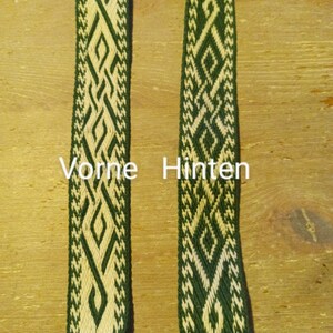 Hand-woven border or belt, board weaving for the Middle Ages, LARP and reenactment image 3