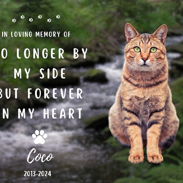 Custom Pet Memorial Portrait, Personalized Dog Cat Sympathy Gift, Bereavement Keepsake, Canvas Wall Art from Photo, Loss Tribute, 18 Themes