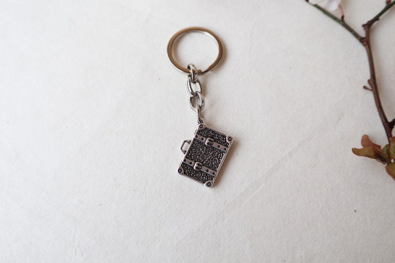 Suitcase Keychain,Traveler keychain,Explorer keychain,Adventure keychain,