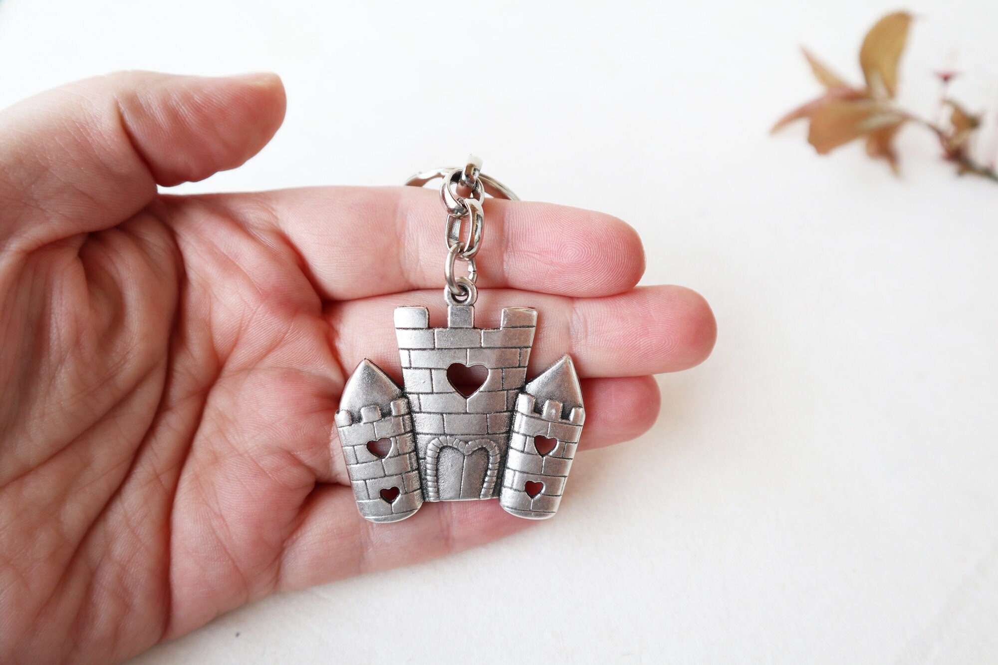 Castle Keychaincute Castle Keyring mother's day gift Etsy